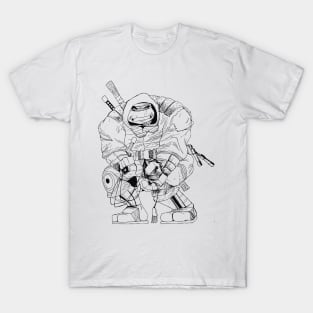 TMNT The Last Ronin Line Art T-Shirt